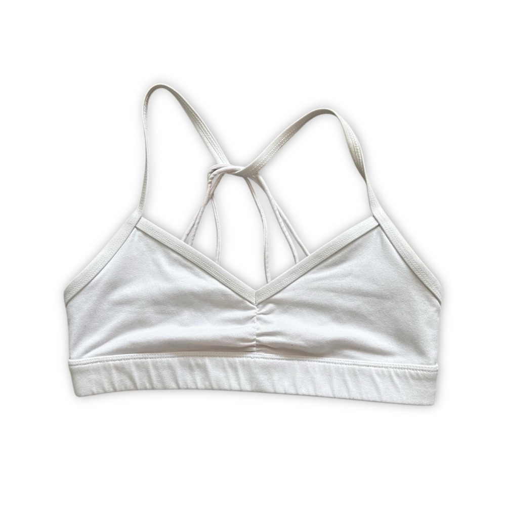 Alo Yoga White Strappy Sports Bra Size XS